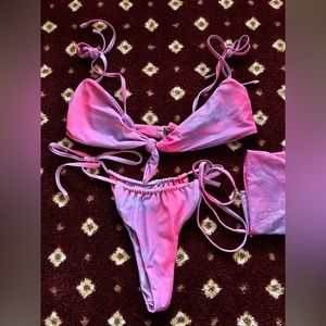 Tiger Mist Pink and Purple Bikini